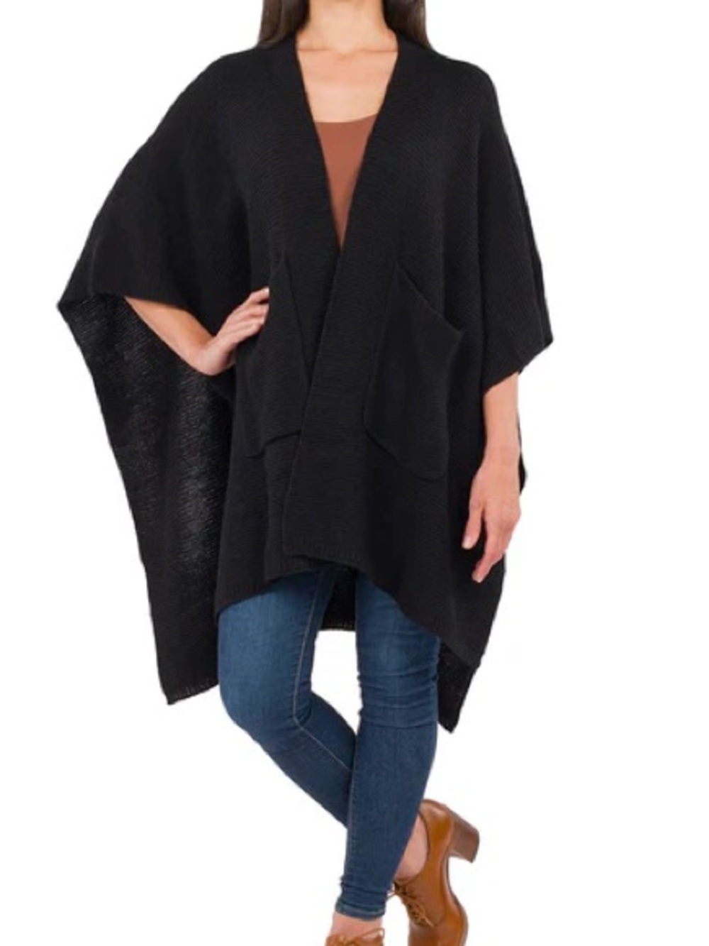 NWT Patricia Nash Women's Woven Shawl with Pockets.